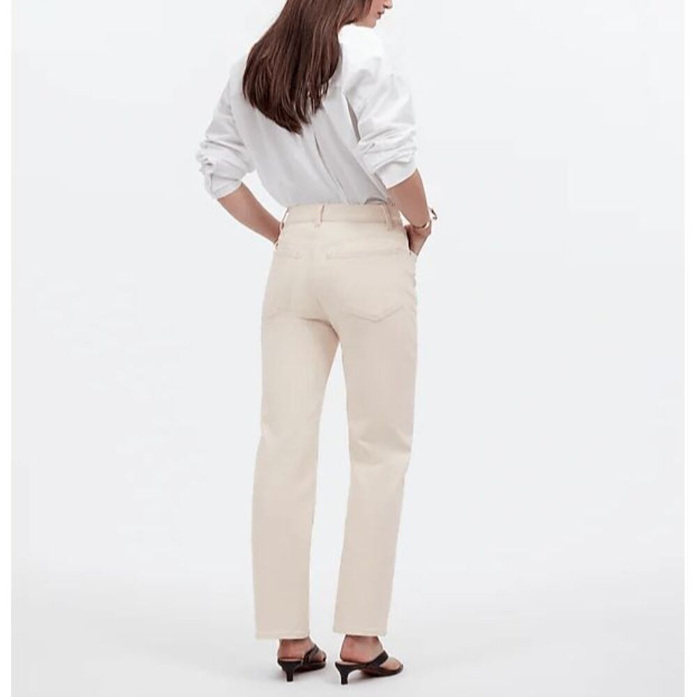 Madewell Jeans Womens 30T‎ The Tall 90s Straight Casual Minimalist Neutral Boho - Picture 2 of 16